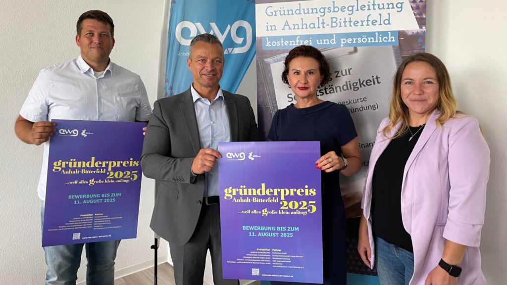Pressekonferenz zum Gründerpreis Anhalt-Bitterfeld 2025