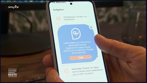 OWi Care beim MDR – begleitet vom FOUND IT! Gründerzentrum