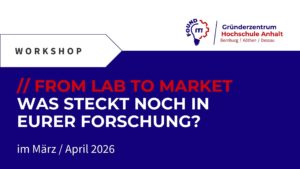 Workshop From Lab to Market
