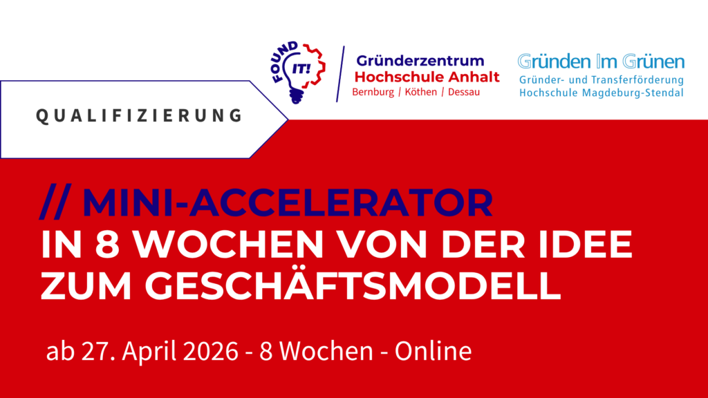 Mini-Accelerator für Gründungsideen startet im April